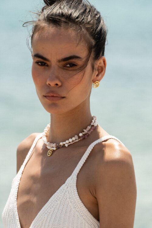 Reve Jewel Sunset Blush Necklace - Image 2