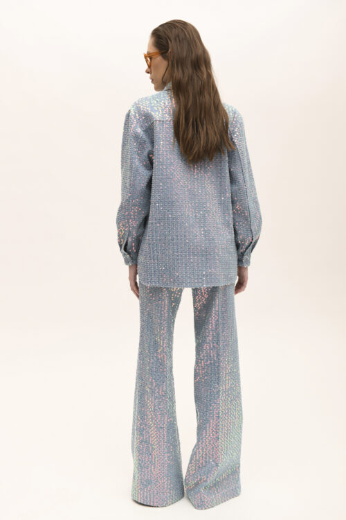 Twenty29 Emelia Sequined Denim Jacket - Image 3