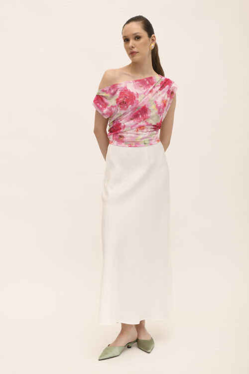 Twenty29 Anni Maxi Satin Skirt - Image 1