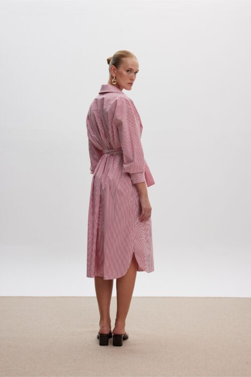 Ciel Concept La Vie En Ciel Red Stripes Dress - Image 4