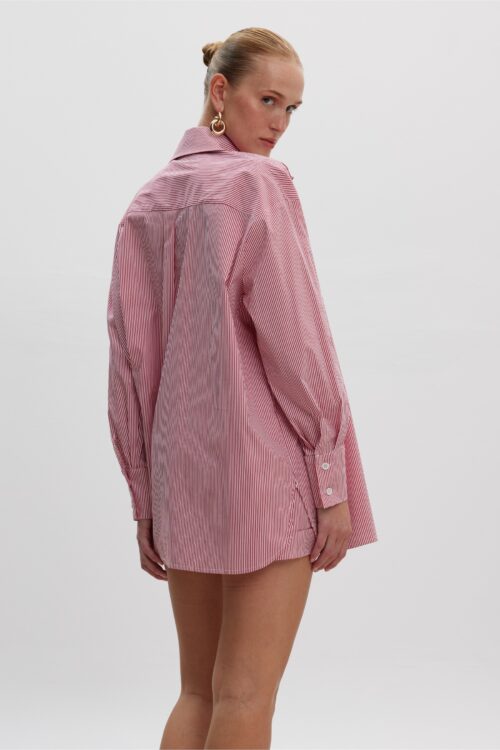 Ciel Concept La Vie En Ciel Red Stripes Shirt - Image 4