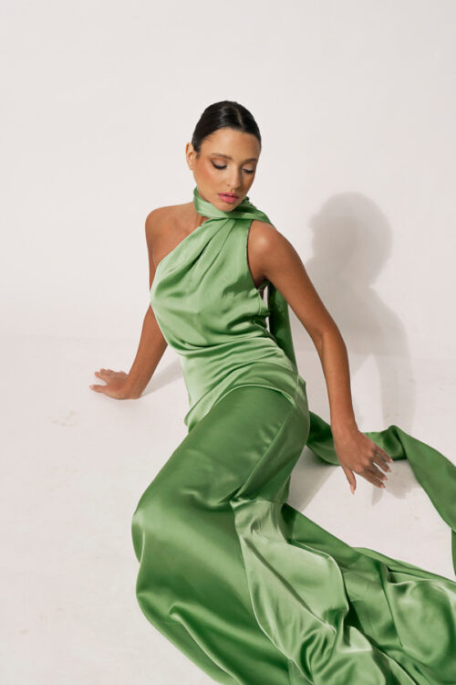 Erya Camelia Dress in Mint - Image 3