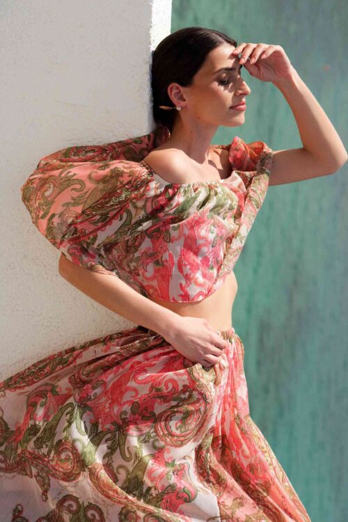 Iraida Cielo Set in Orange - Image 2
