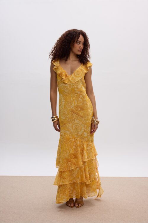 Ciel Concept Sun Pearl Ruffle Dress - Image 2