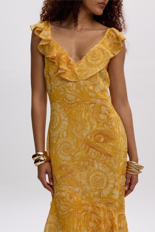 Ciel Concept Sun Pearl Ruffle Dress - Image 3