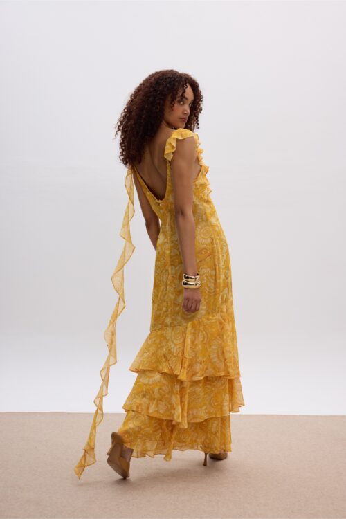 Ciel Concept Sun Pearl Ruffle Dress - Image 4