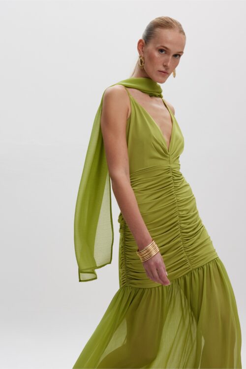 Ciel Concept Eliza Lime Dress - Image 4