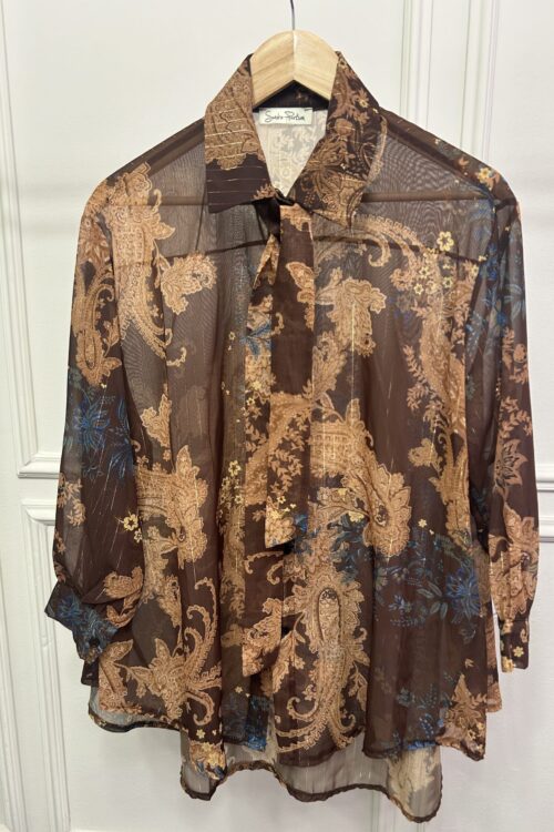 Emma Brown Oversized Shirt - Image 1