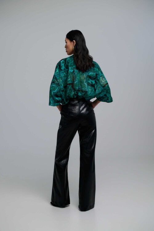 Iraida Selma Green Oversized Shirt - Image 2