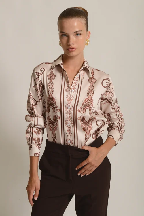Twenty29 Josephine Silky Shirt - Image 1