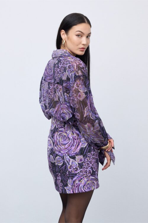 Ciel Concept Mosaic Mauve Anthesis Shirt - Image 2