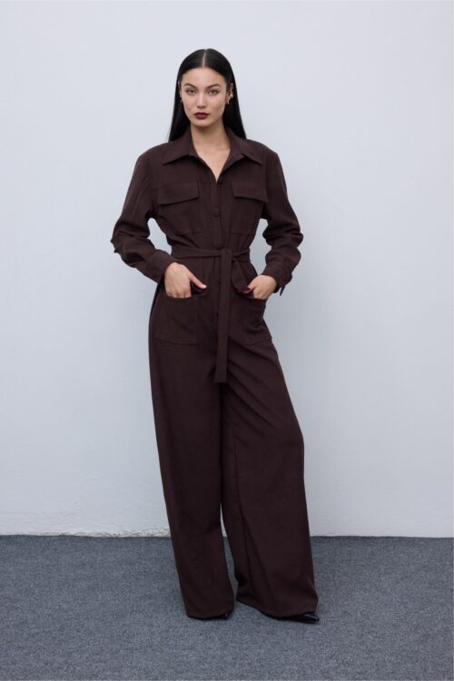 Ciel Concept Weekend's Jumpsuit Brown - Image 2