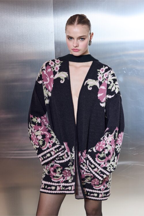 Ciel Concept Winter Blossom Knit Cardigan