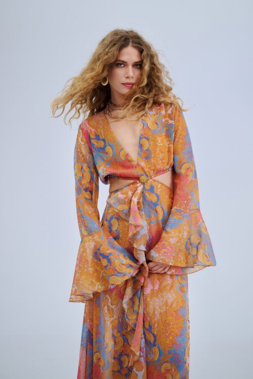 Iraida Dawnlight cut out maxi dress - Image 2