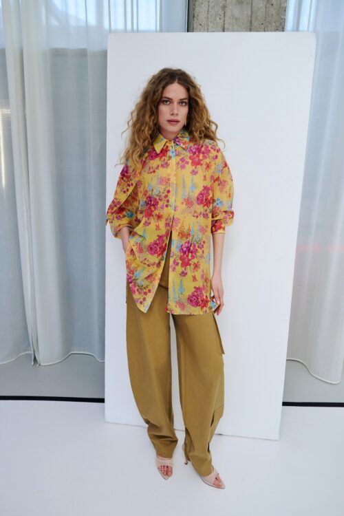 Iraida Sunspell yellow oversized shirt - Image 1