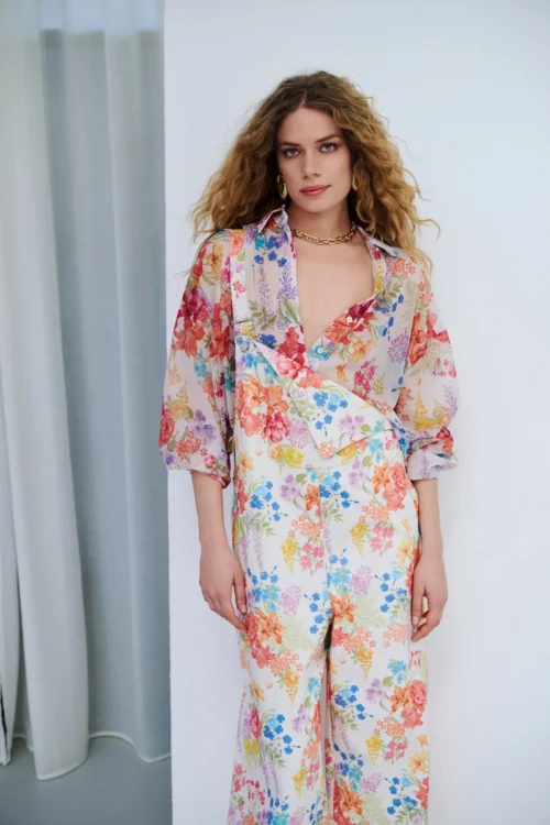 Iraida Sunspell Oversized Shirt White - Image 1