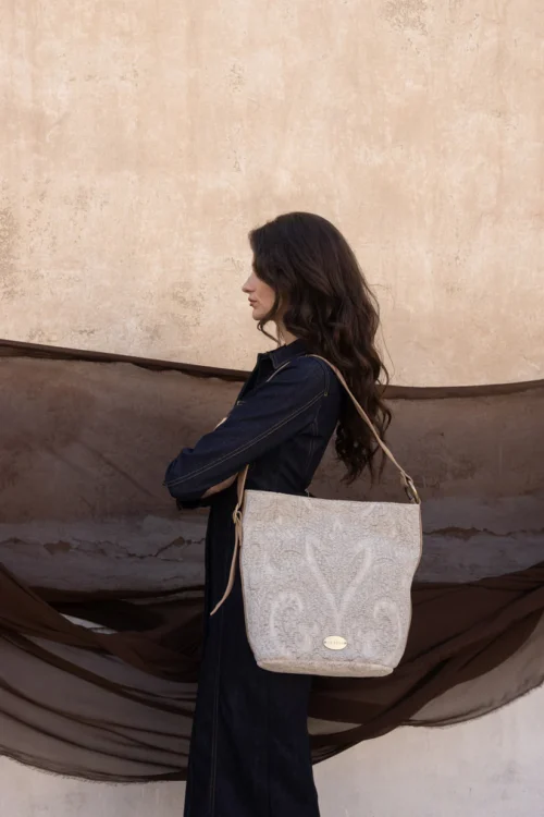 Clic Jewels Sandra Bucketbag in boho fabric - Image 2