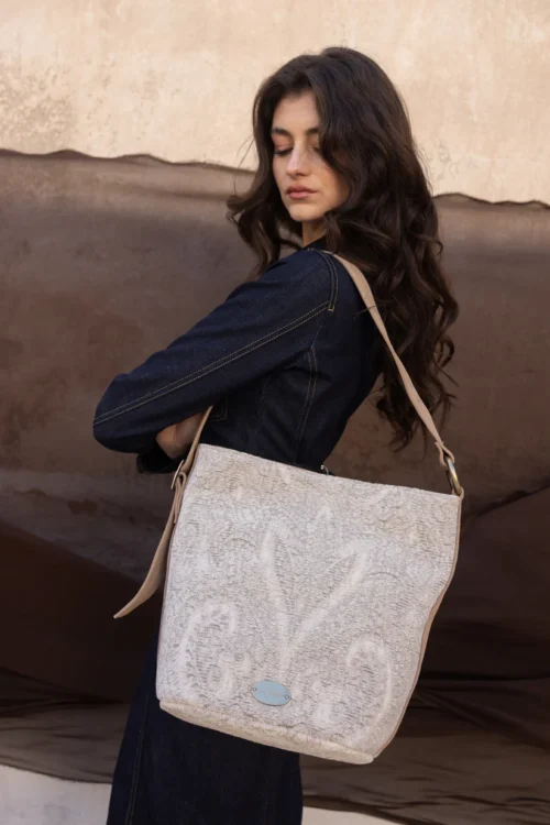 Clic Jewels Sandra Bucketbag in boho fabric - Image 1