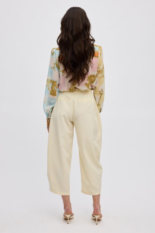 Ciel Concept Butter Yellow Barrel Pants - Image 2