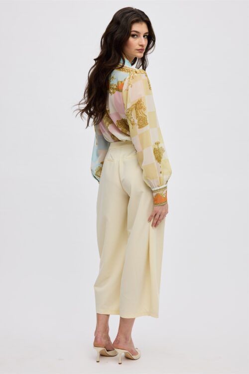 Ciel Concept Butter Yellow Barrel Pants - Image 3