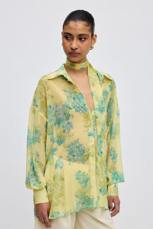 Ciel Concept Lime Petals Shirt - Image 1
