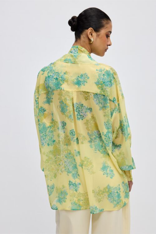 Ciel Concept Lime Petals Shirt - Image 3
