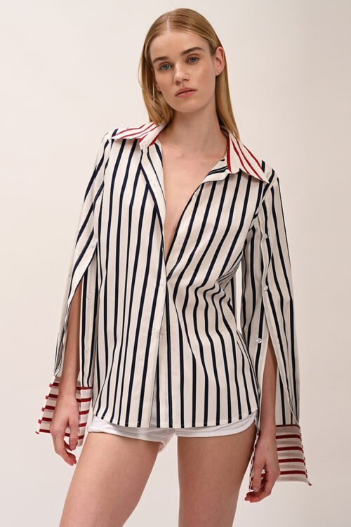 Twenty29 Stripped Shirt with buttons - Image 1
