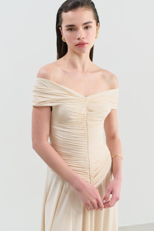 Nash Alessandra Light Beige Dress - Image 1
