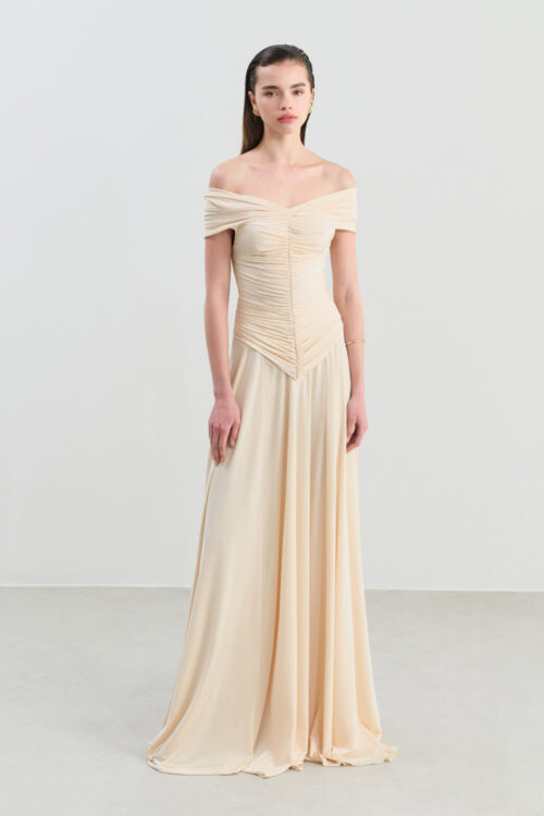 Nash Alessandra Light Beige Dress - Image 2