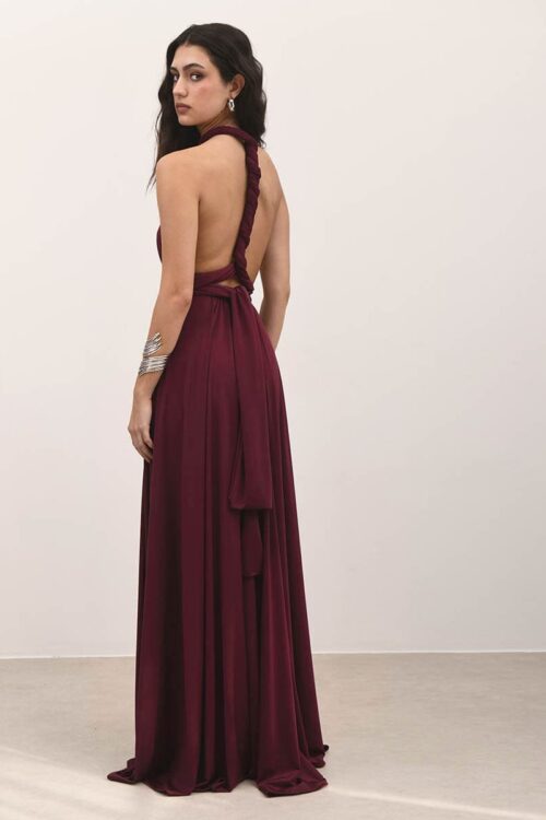 Nash Allium Burgundy dress - Image 2